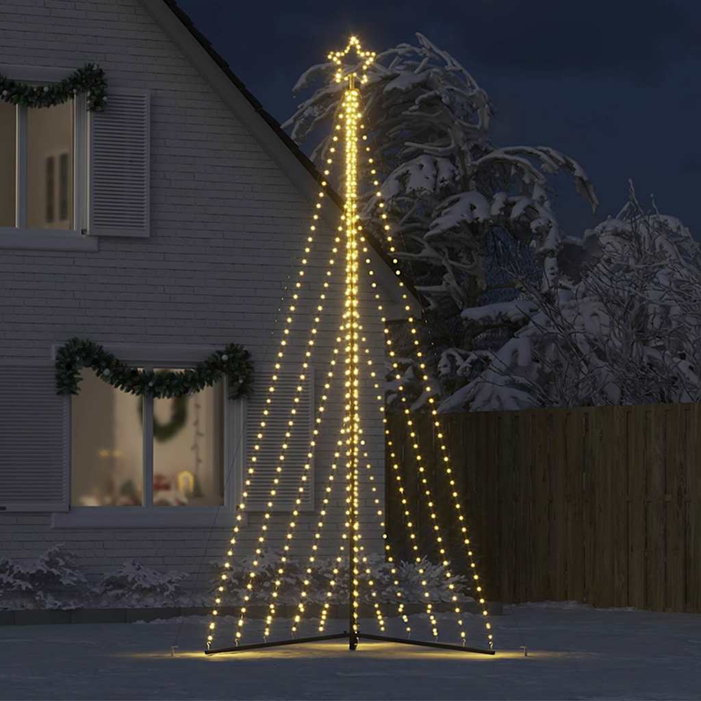 LED árvore de natal 570 leds branco quente 399 cm