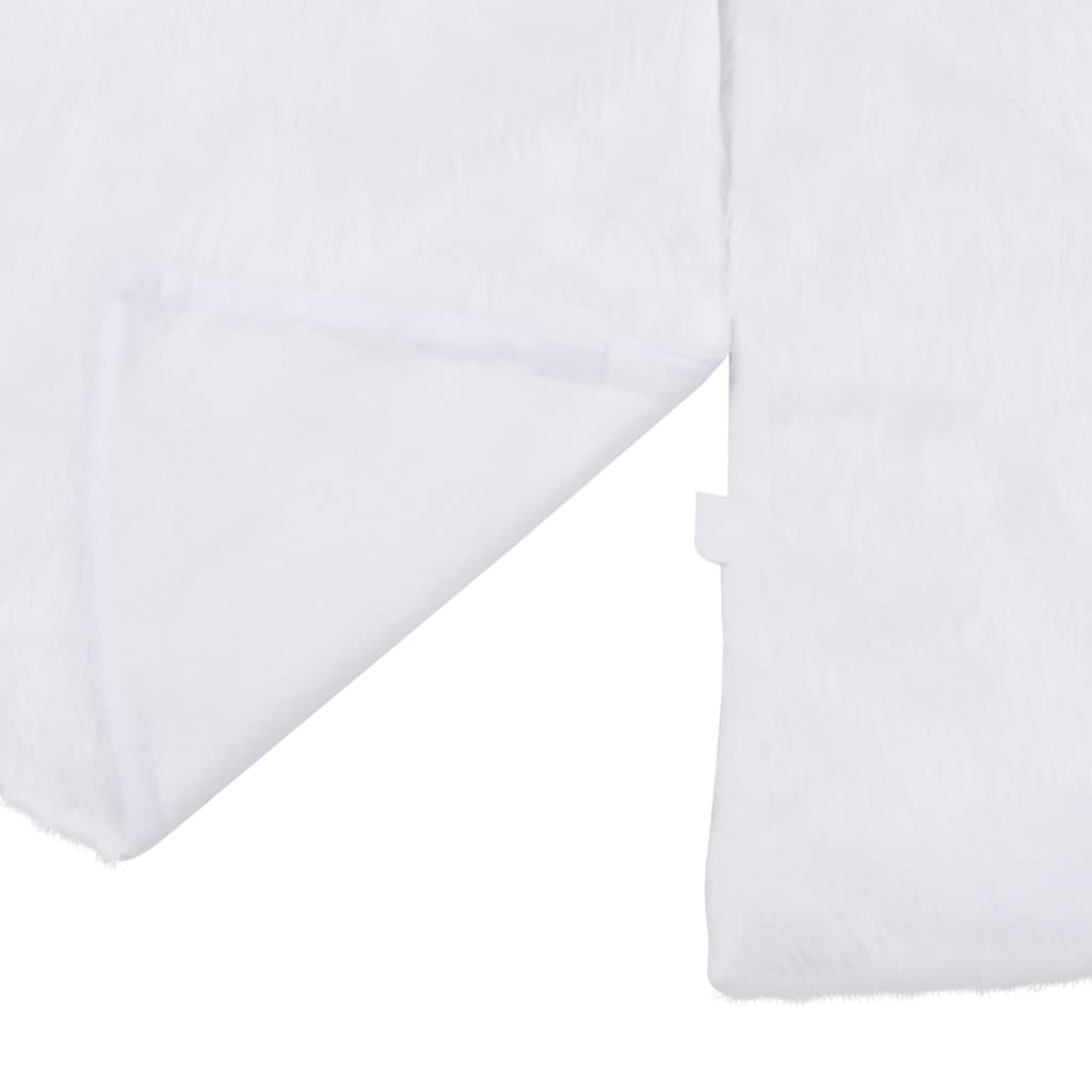 Saia para árvore de natal branca 90 cm pelo sintético