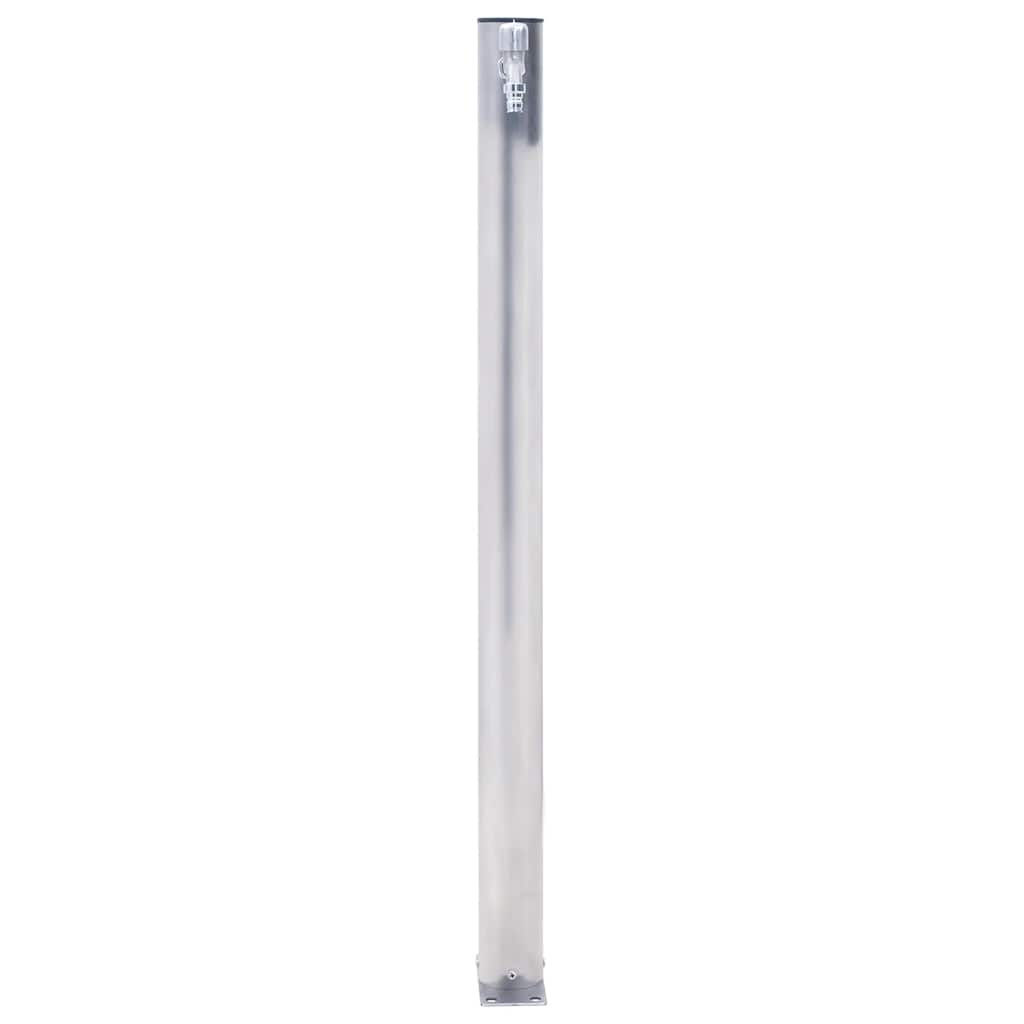 Coluna de água para jardim em aço inoxidável redonda 60 cm