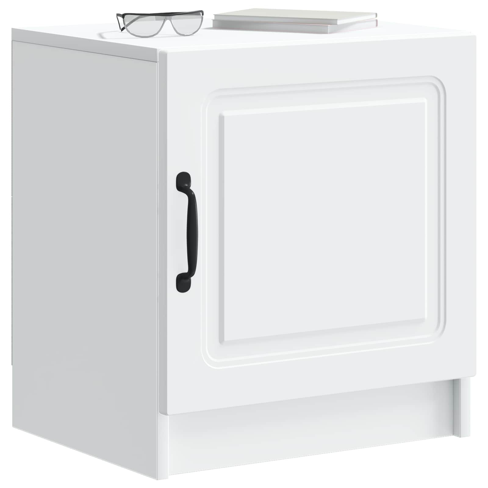 Armário de cabeceira branco 43 x 34,5 x 47 cm