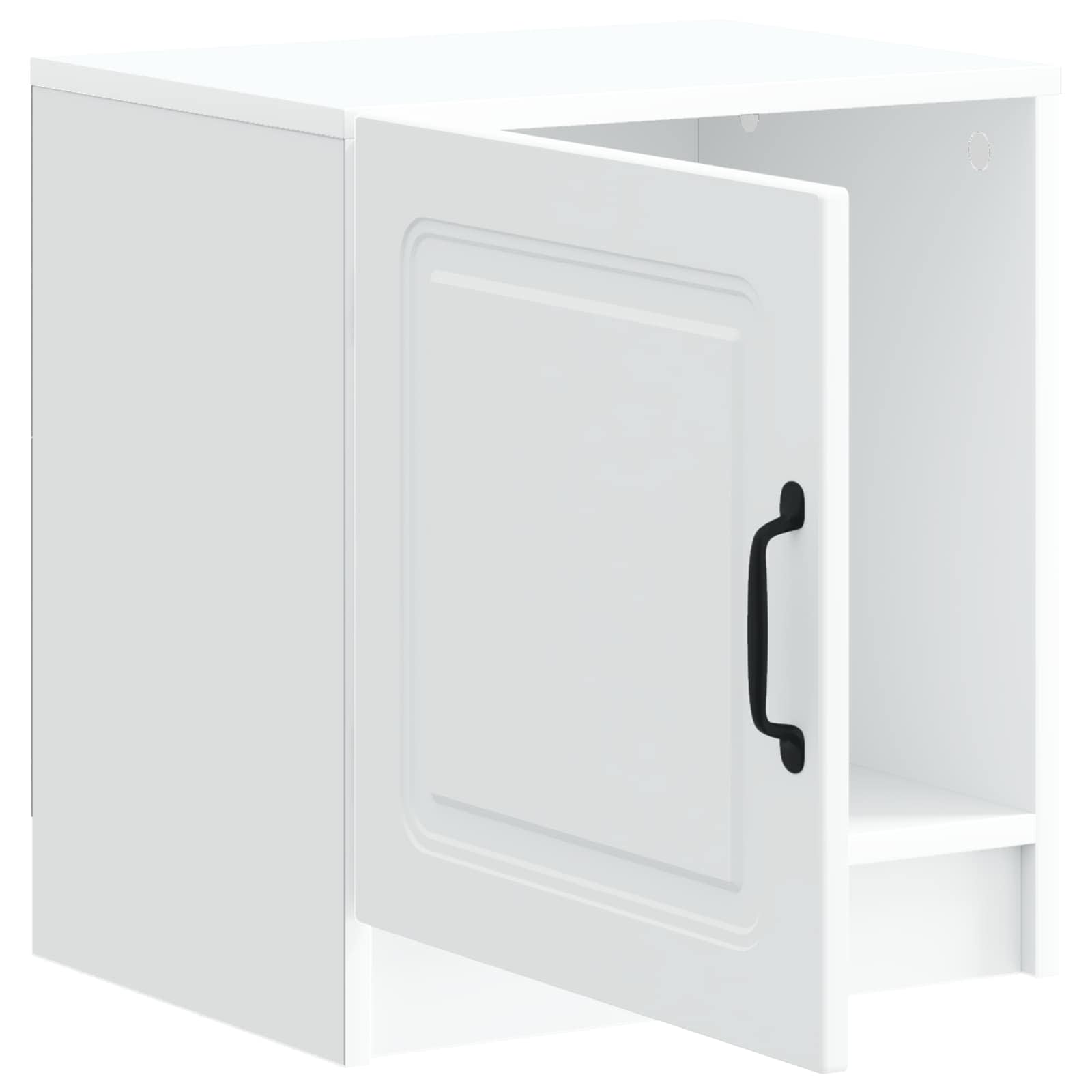 Armário de cabeceira branco 43 x 34,5 x 47 cm