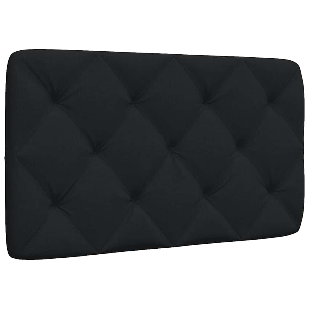 Almofadão de cabeceira 80 cm tecido preto