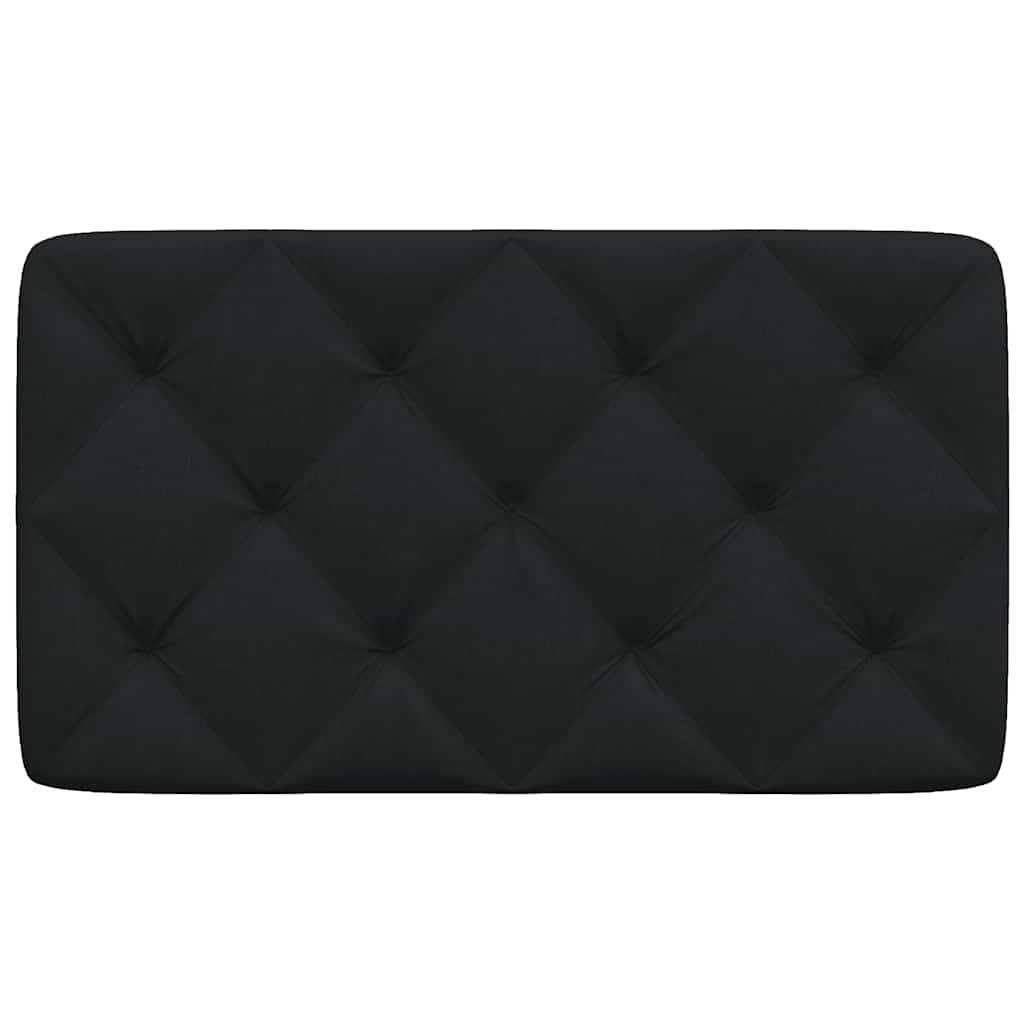 Almofadão de cabeceira 80 cm tecido preto