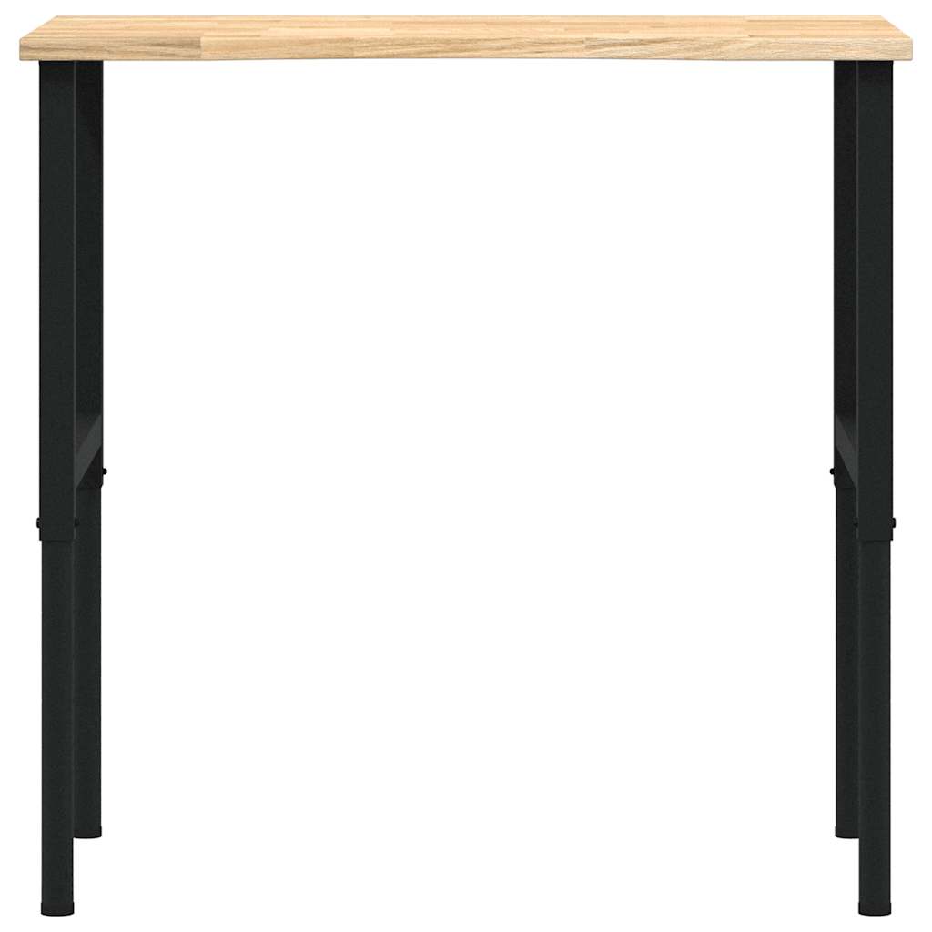 Bancada 100x60x(71,5-98) cm madeira carvalho maciça