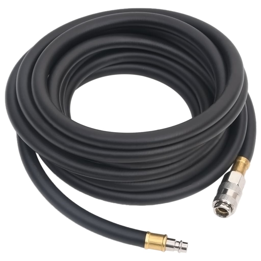 Mangueira de ar híbrida 0,6" 5 m borracha e PVC preto