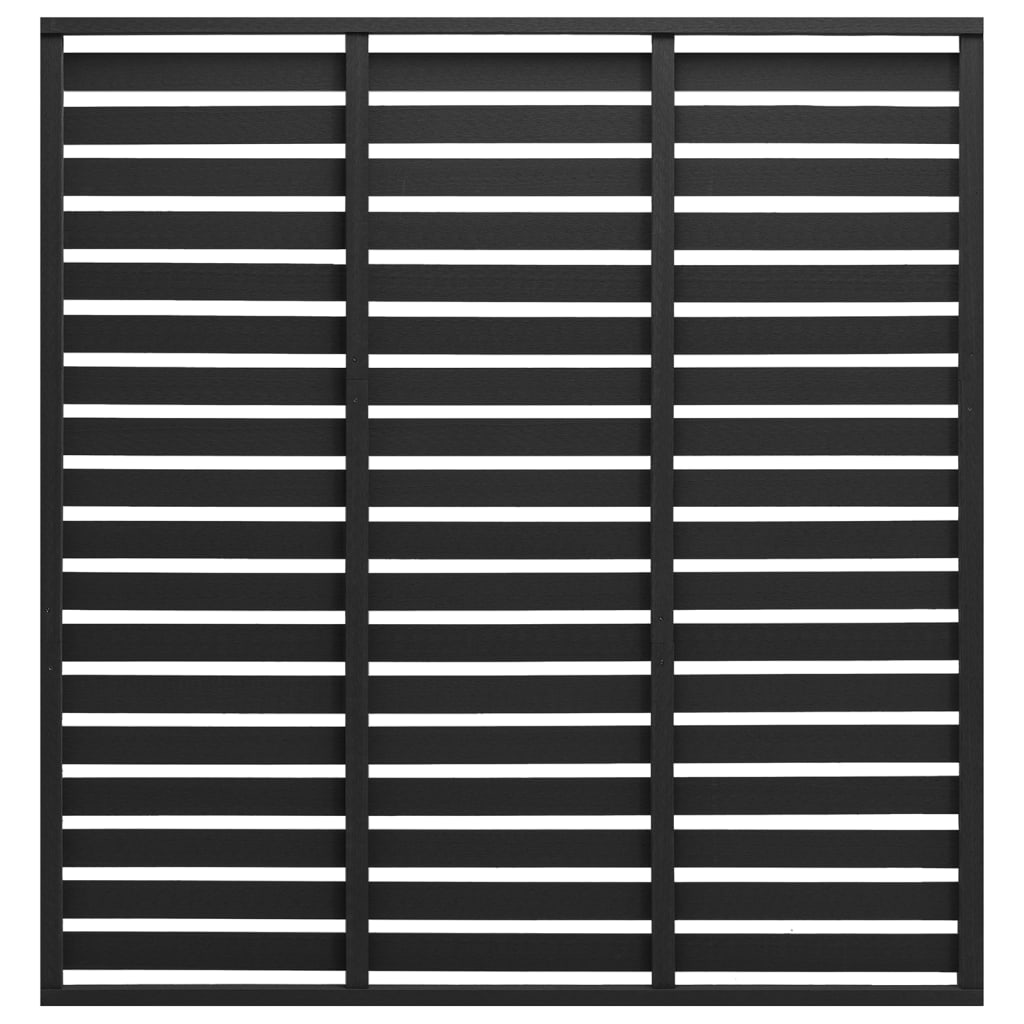 Painel de vedação 180x180 cm wpc preto