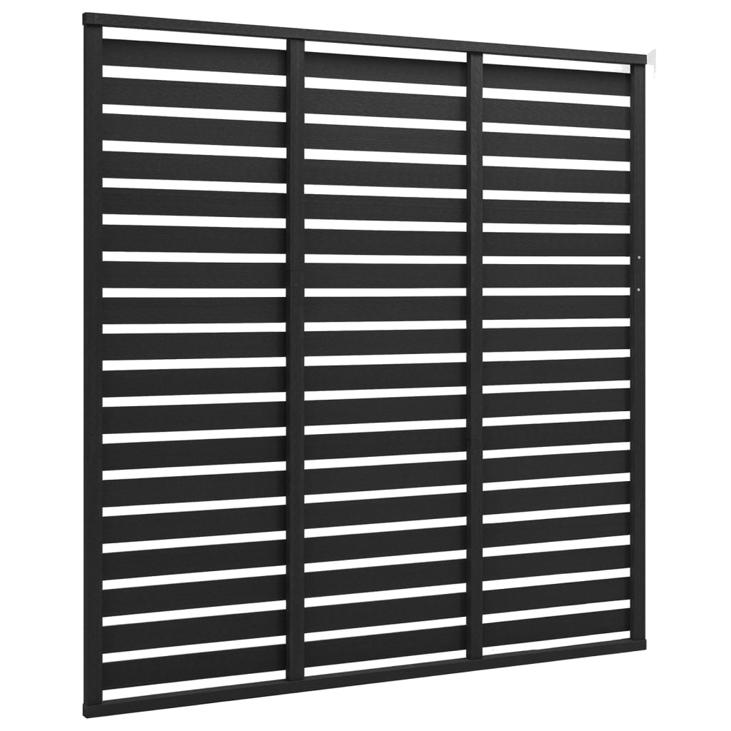 Painel de vedação 180x180 cm wpc preto