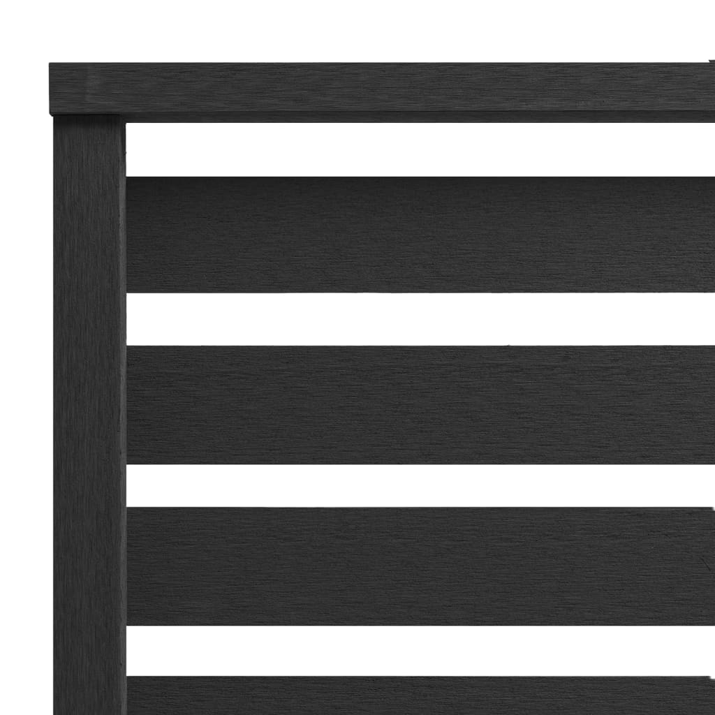 Painel de vedação 180x180 cm wpc preto