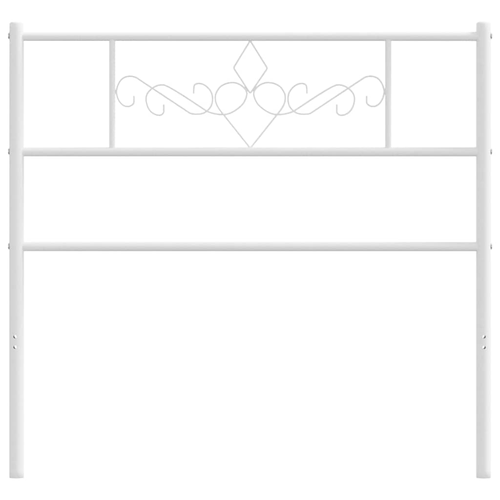Cabeceira de substituição 107 cm metal branco