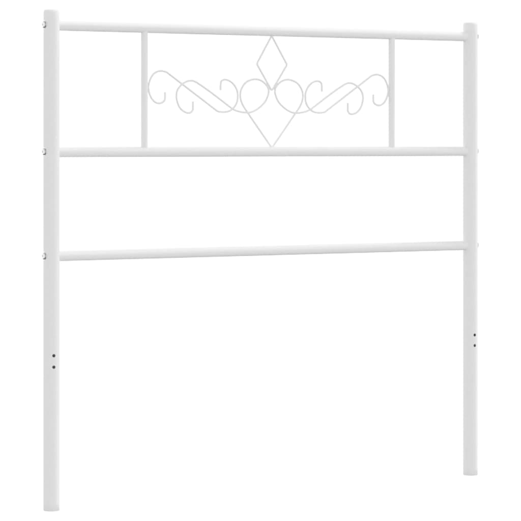 Cabeceira de substituição 107 cm metal branco