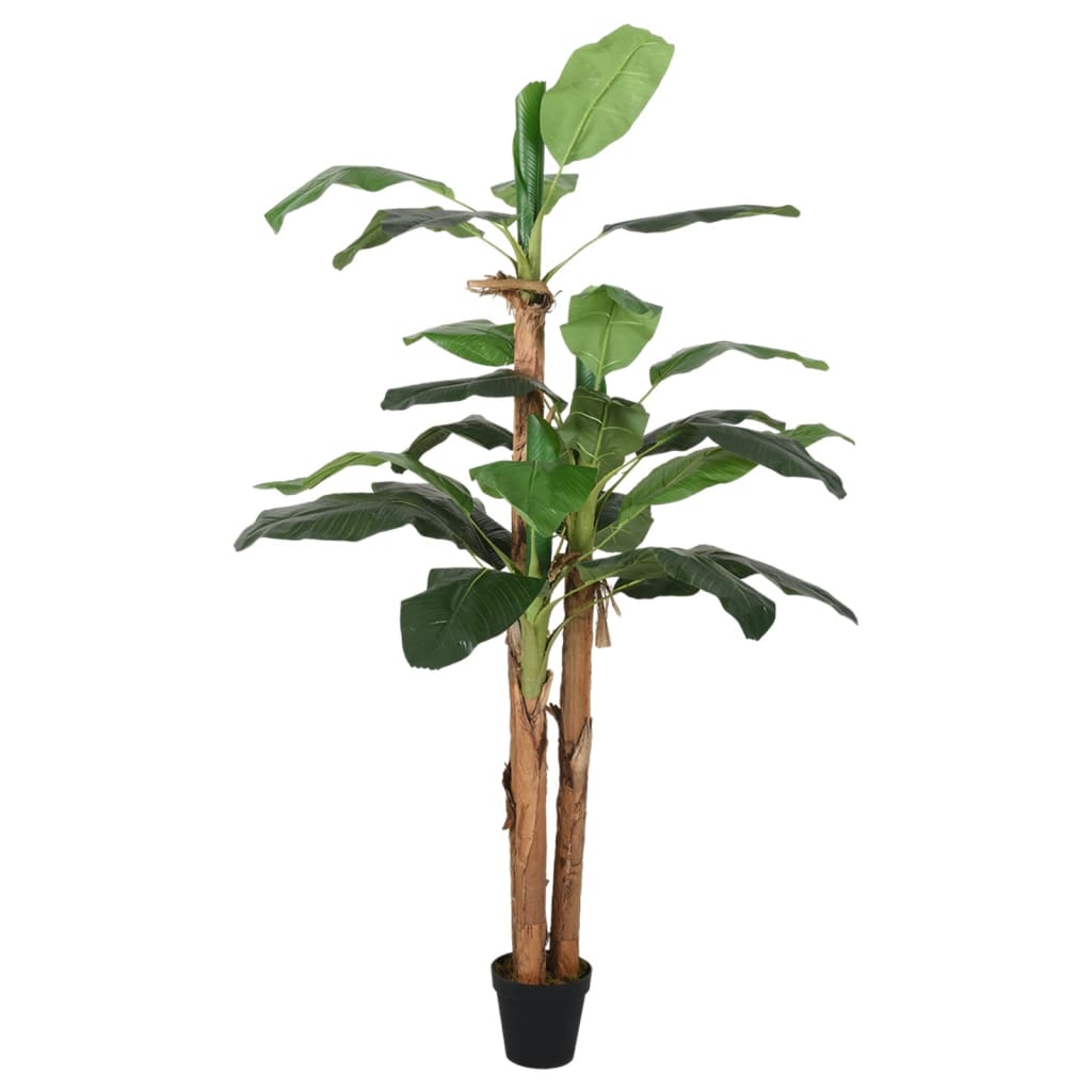 Bananeira artificial 22 folhas 200 cm verde