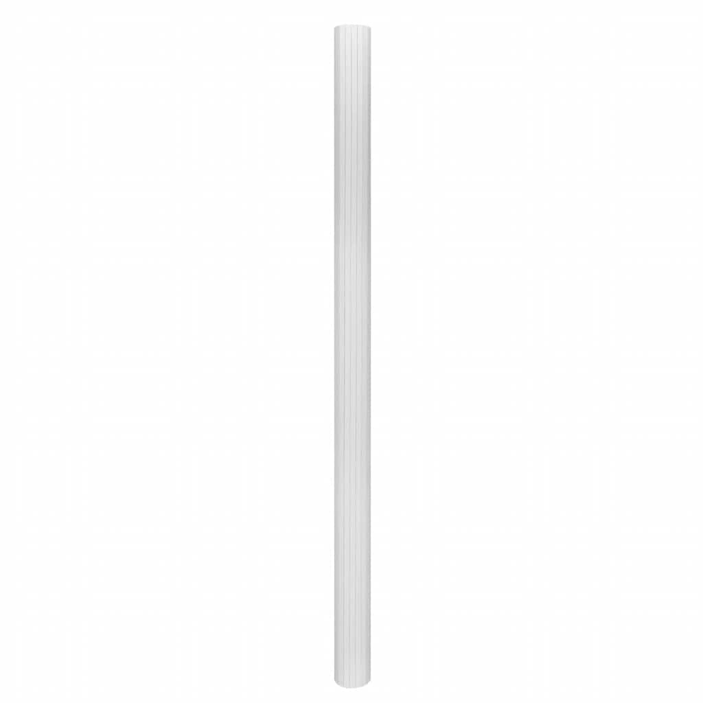 Biombo/divisória de sala largura 250 cm altura 165 cm bambu branco