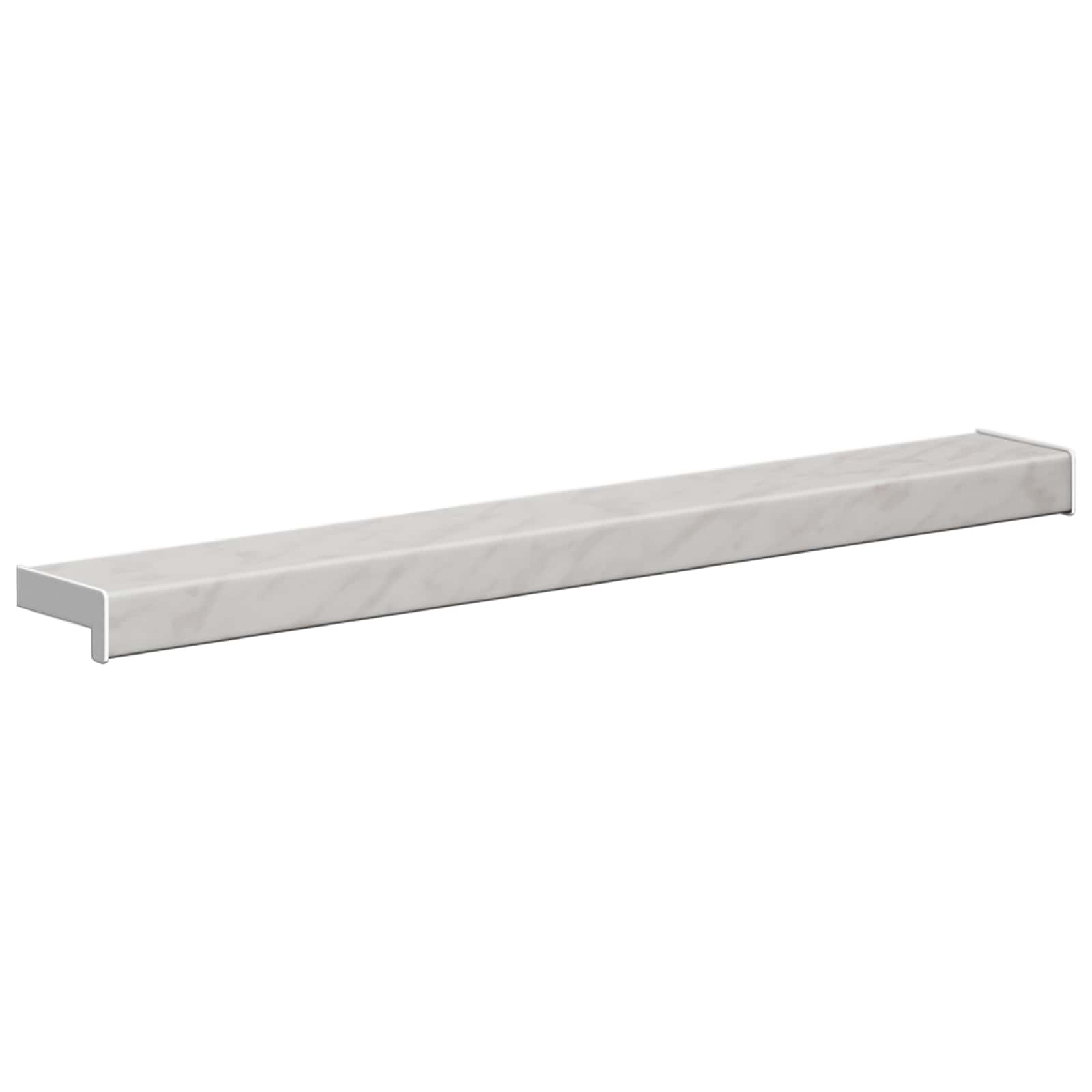 Soleira de janela textura de mármore 60 x 10 x 4,5 cm PVC