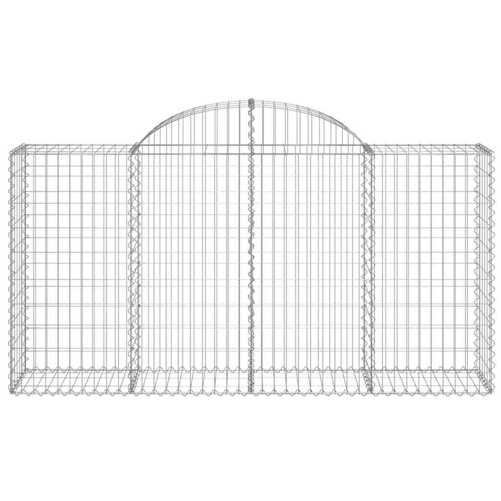Cestos gabião arqueados 40 pcs 200x50x100/120 ferro galvanizado