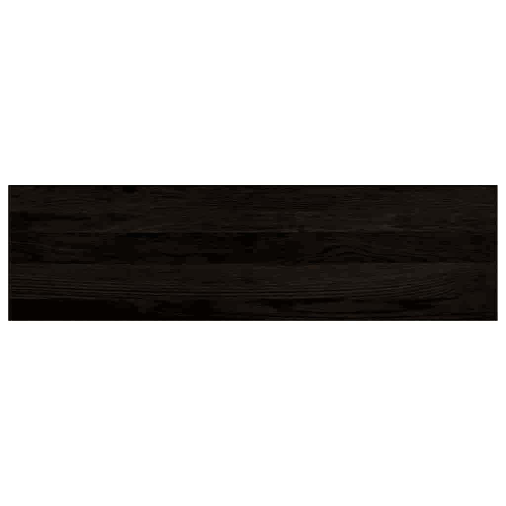 Tapetes de escada 12 pcs 90x30x2 cm carvalho castanho-preto