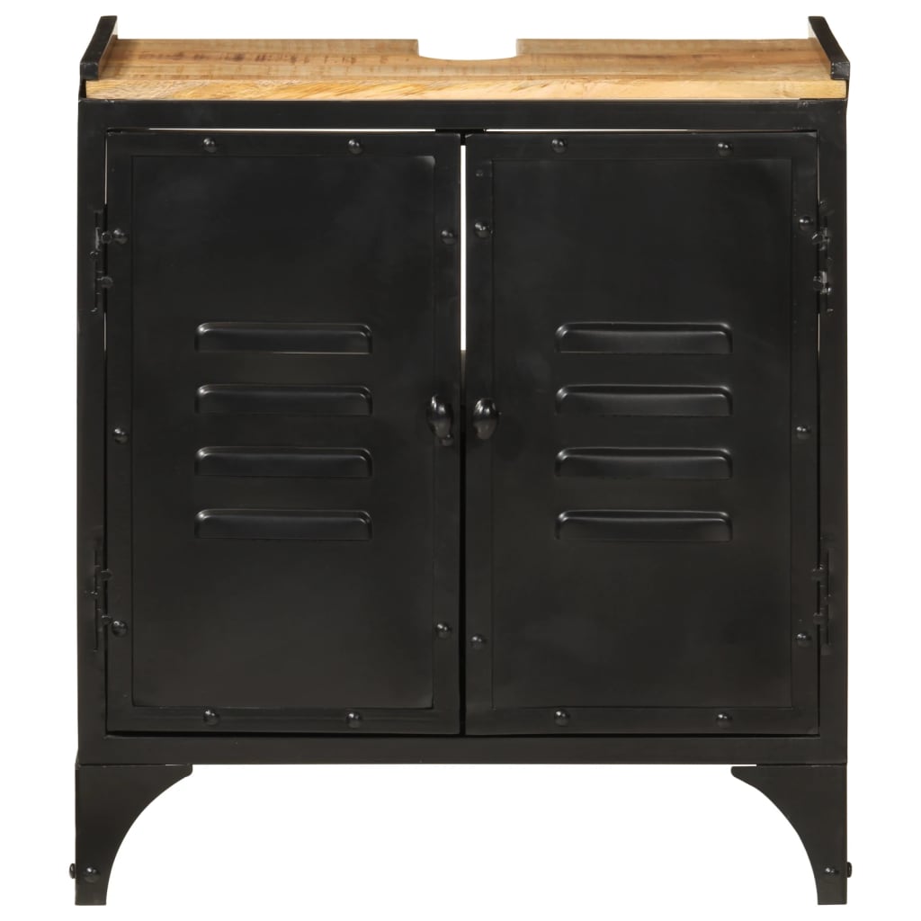 Armário p/ lavatório wc 55x35x60 cm ferro e mangueira maciça