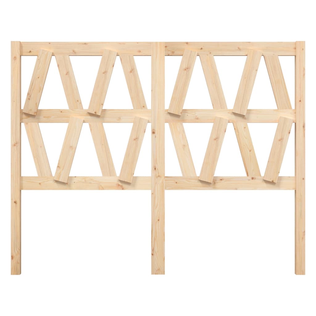 Cabeceira de cama 126x4x100 cm pinho maciço