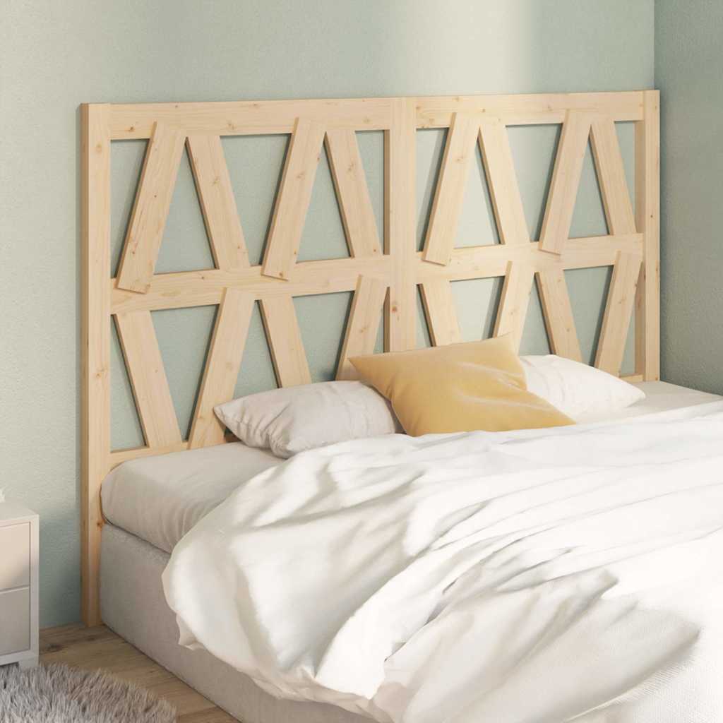 Cabeceira de cama 126x4x100 cm pinho maciço