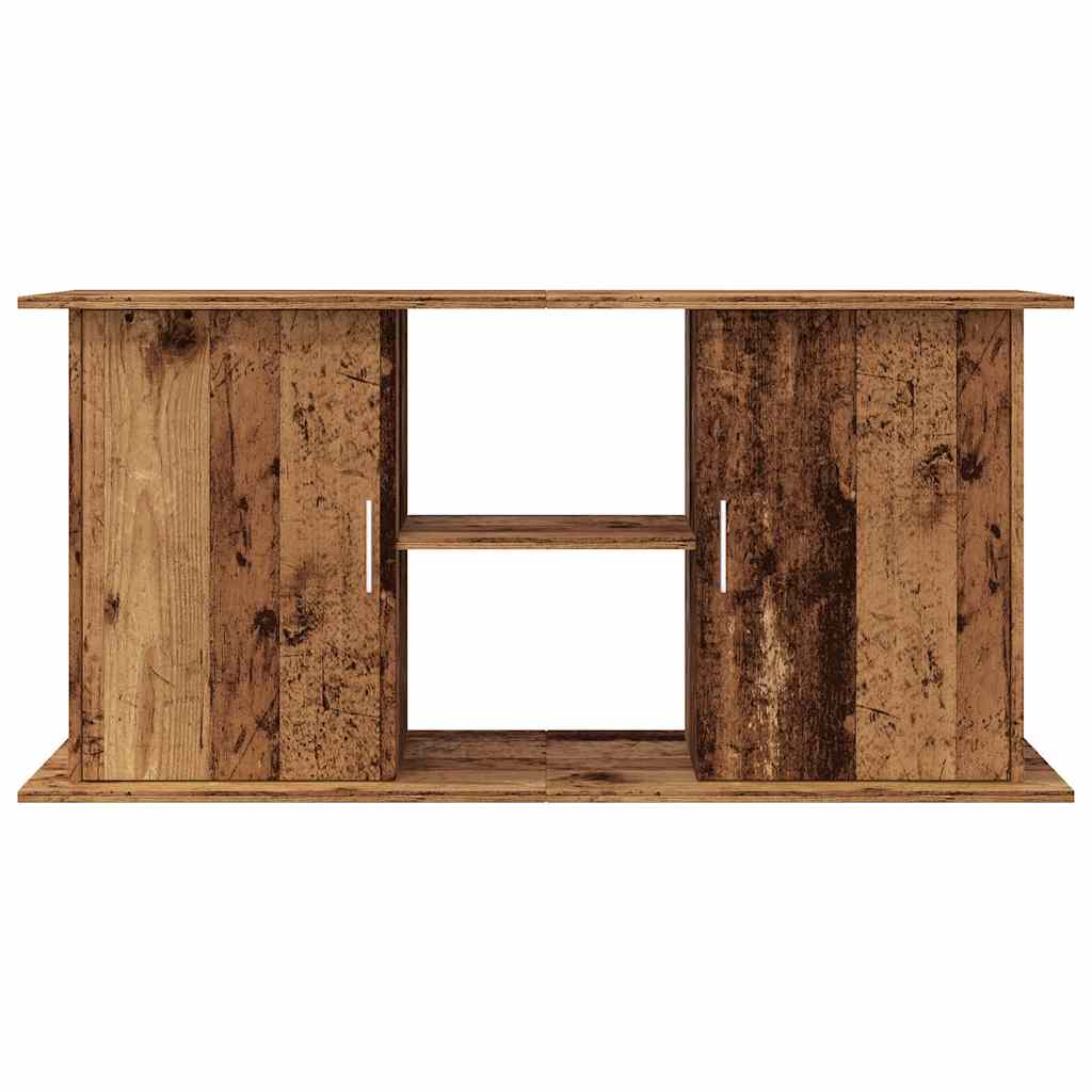 Suporte de aquário 121x41x58 cm deriv. de madeira madeira velha