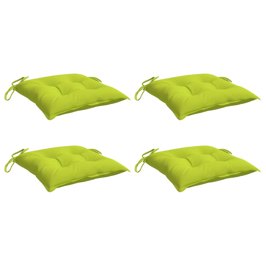 Almofadões móveis de paletes 4pcs tecido oxford verde brilhante