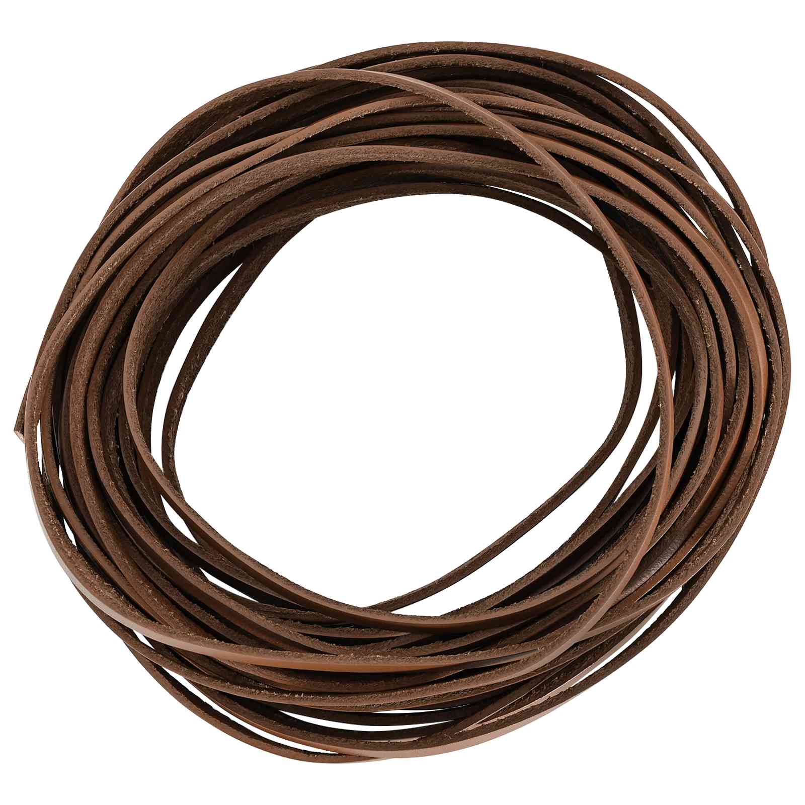 Pulseira de couro castanho 500 x 0,5 cm couro