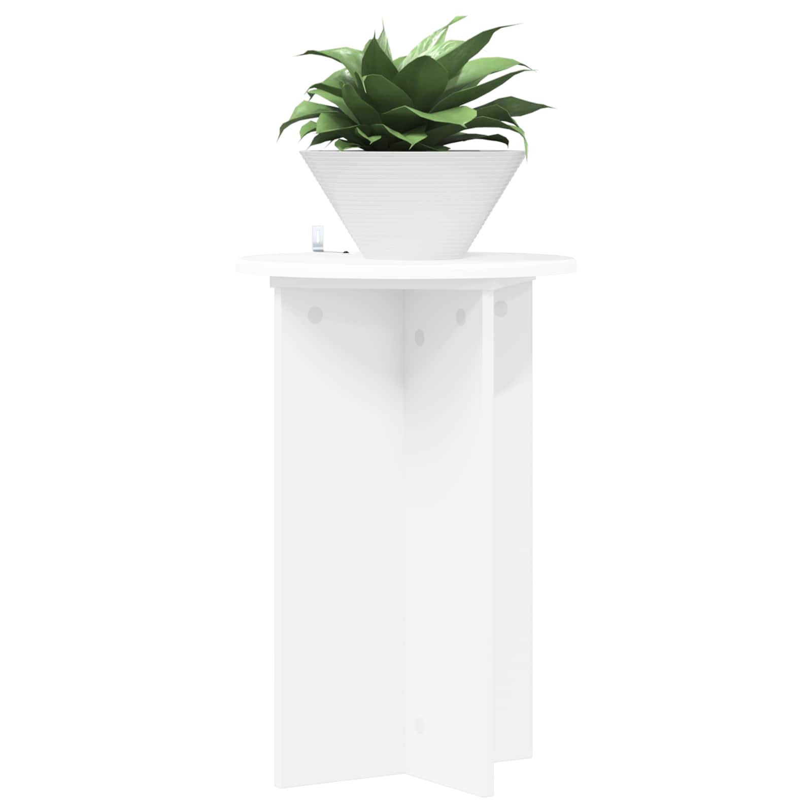 Suporte para plantas 2 unid. branco ø40 x 60 cm
