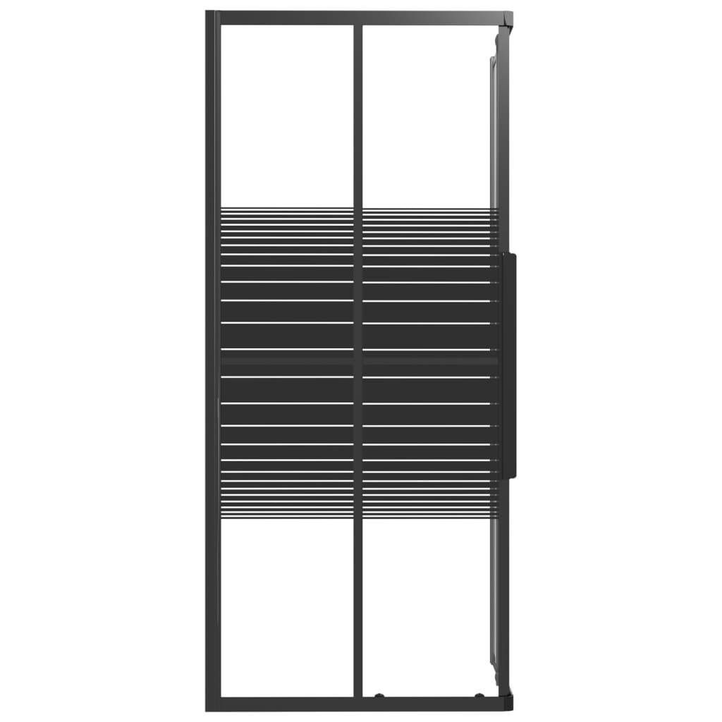 Cabine de duche riscas esg 90x70x180 cm preto