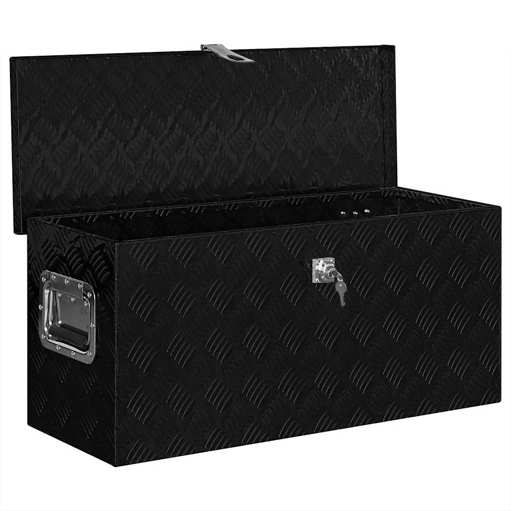 Caixa de alumínio 70x24x42 cm trapezoidal prateado