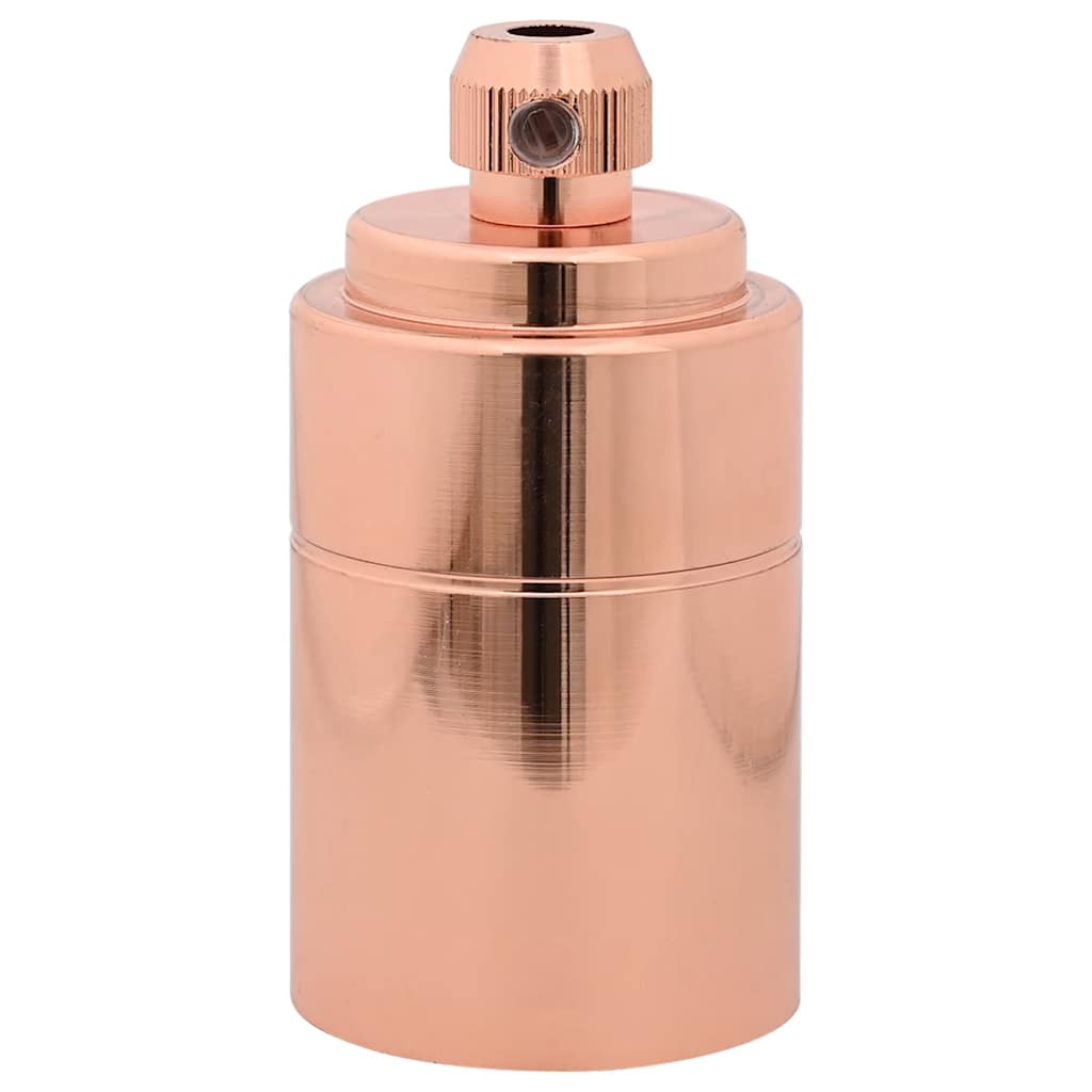 Casquilhos de lâmpadas 2 pcs rosa dourado e27