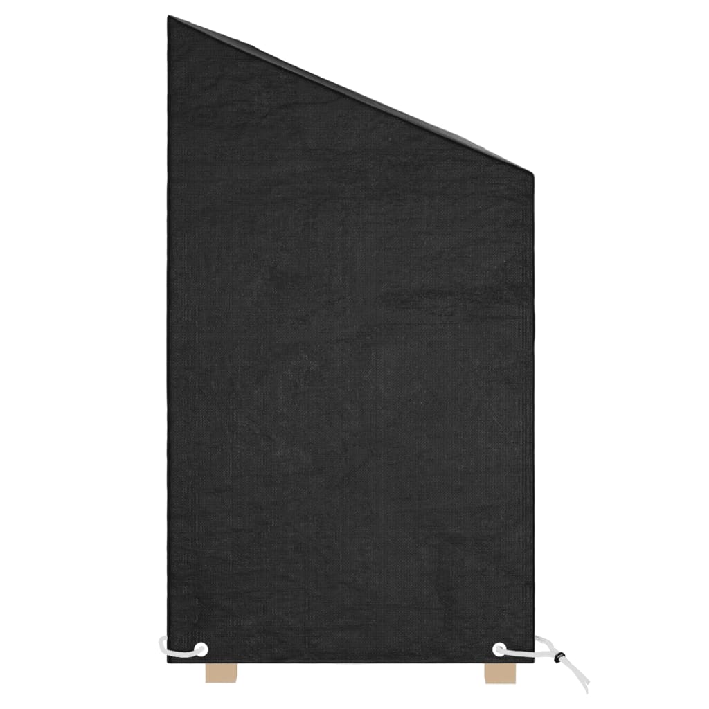 Capas p/ banco jardim 2 pcs 12 ilhós 210x70x70/88cm polietileno