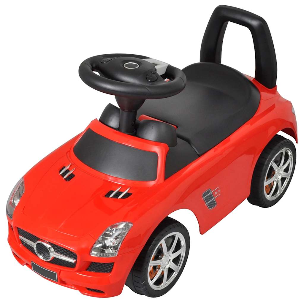 Carro para crianças a pedais vermelho