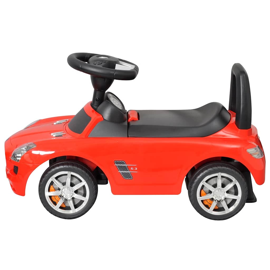 Carro para crianças a pedais vermelho