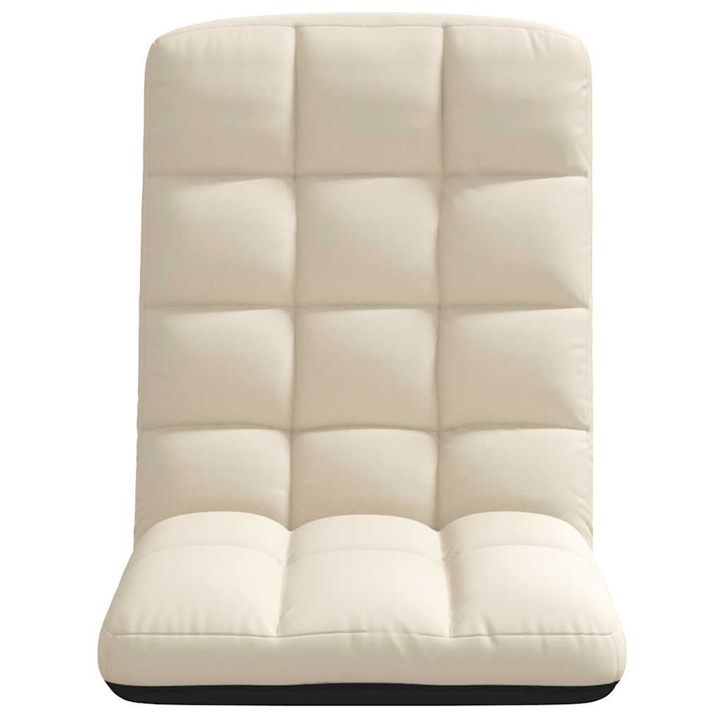 Cadeira de piso dobrável 71x51x62 cm linho