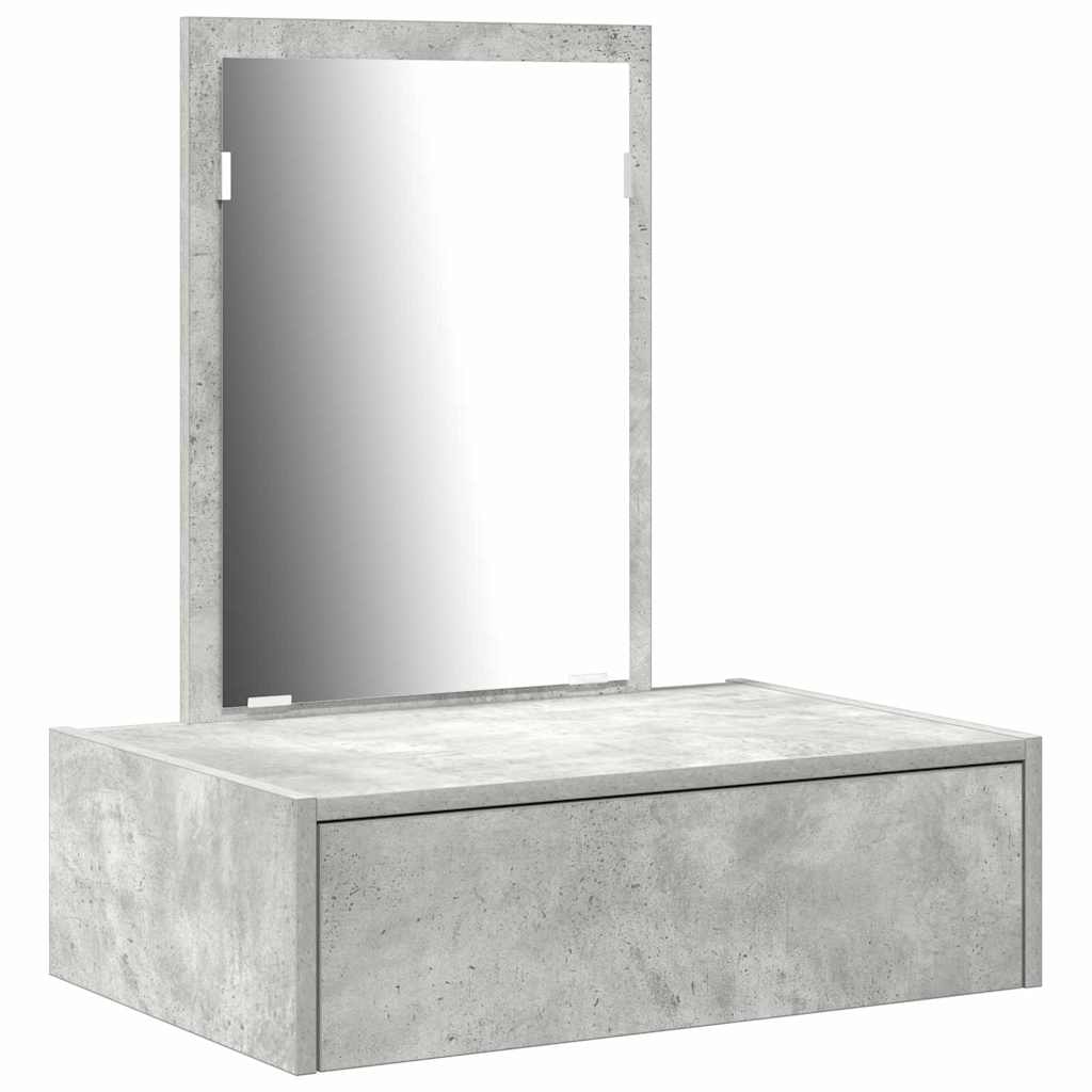 Mesa de vestir cinzeto 60 x 40 x 70 cm derivados de madeira