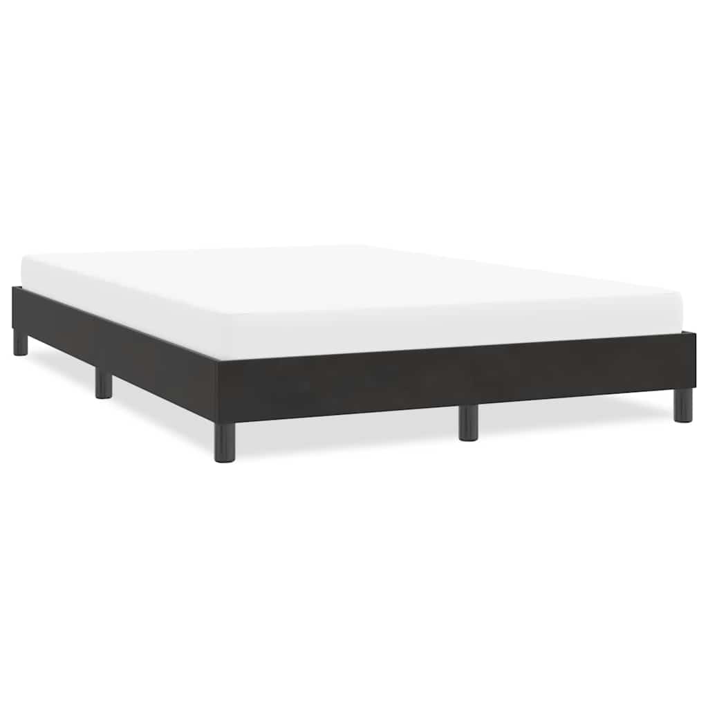 Cama sem molas/colchão 140x220 cm veludo preto