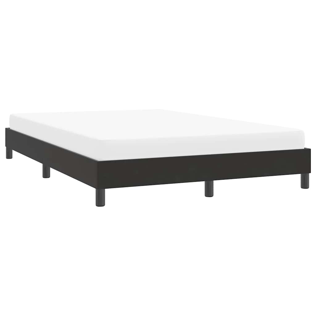 Cama sem molas/colchão 140x220 cm veludo preto