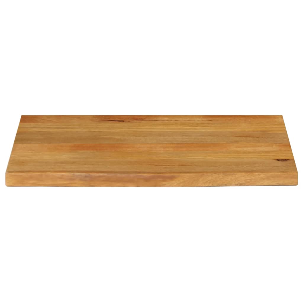Tampo de mesa c/ borda viva 90x60x2,5 cm mangueira maciça