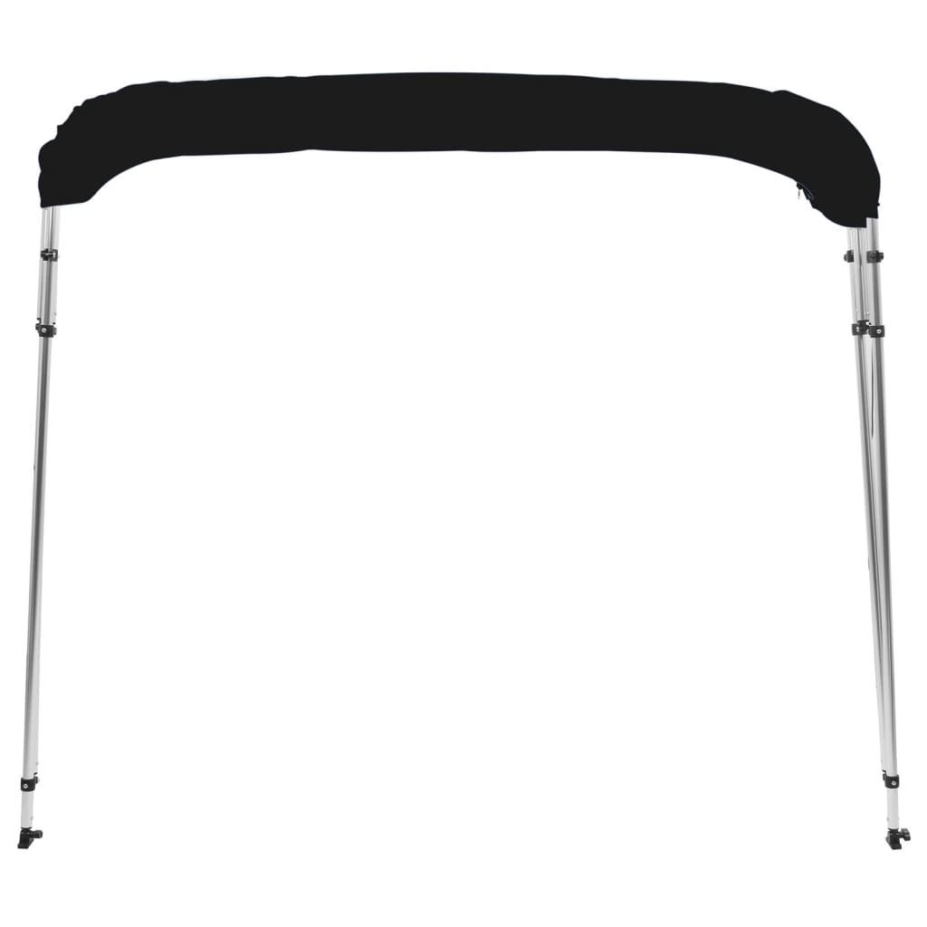 Toldo de 4 arcos bimini 243x210x137 cm preto