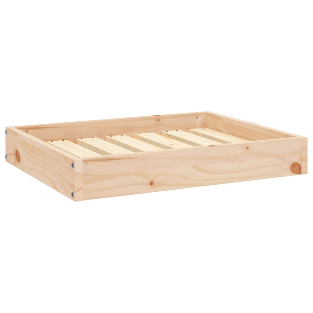 Cama para cães 61,5x49x9 cm madeira de pinho maciça