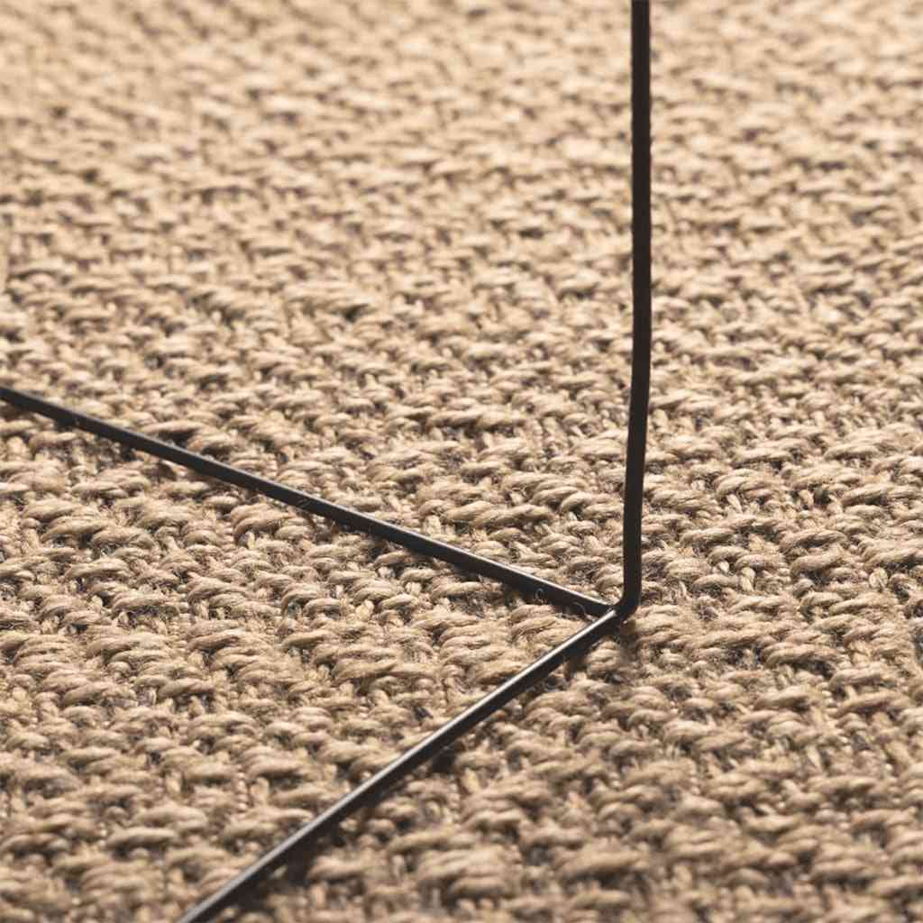Tapete zizur 120x170 cm aspeto de juta interior e exterior