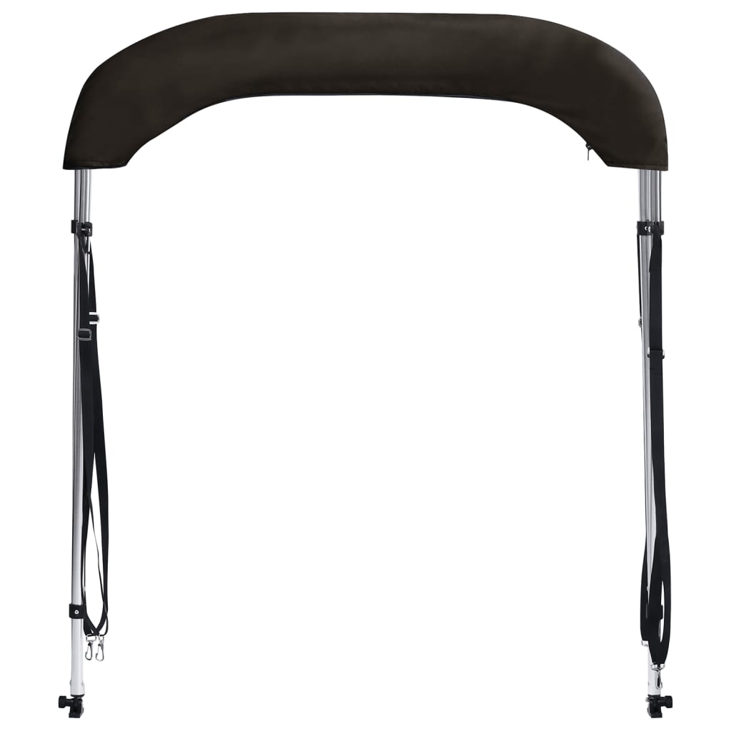 Toldo de 2 arcos bimini 179x156x93 cm preto