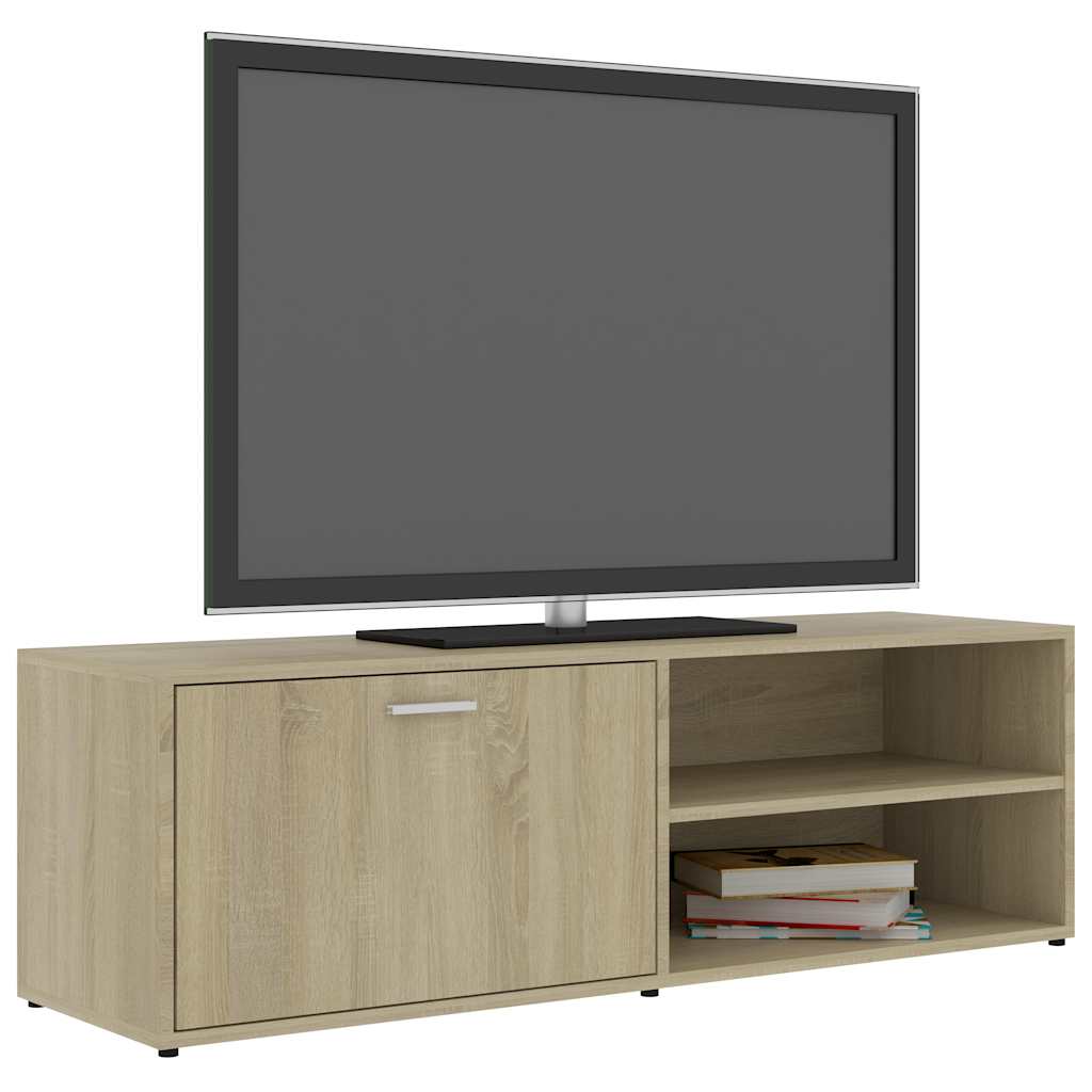 Móvel de TV 120x34x37 cm derivados de madeira carvalho sonoma
