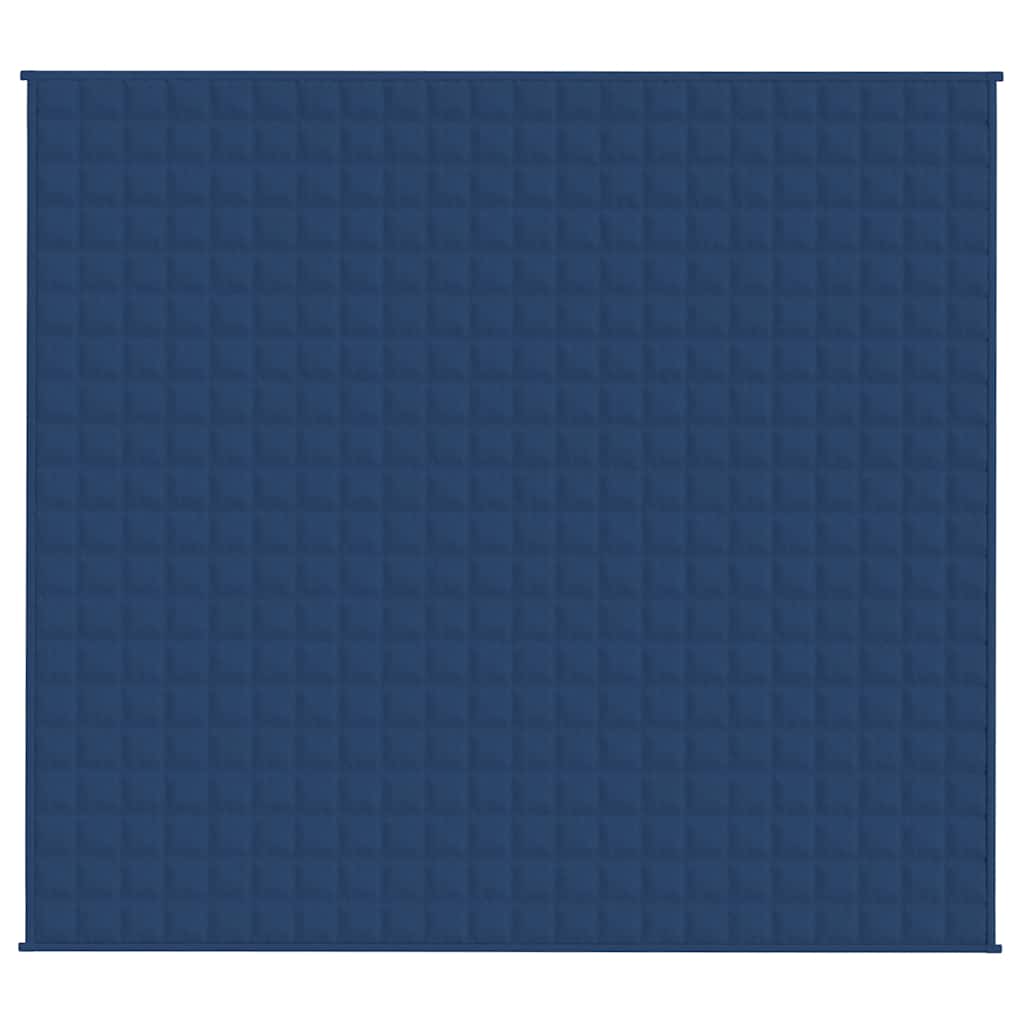 Manta pesada 13 kg 200x225 cm tecido azul