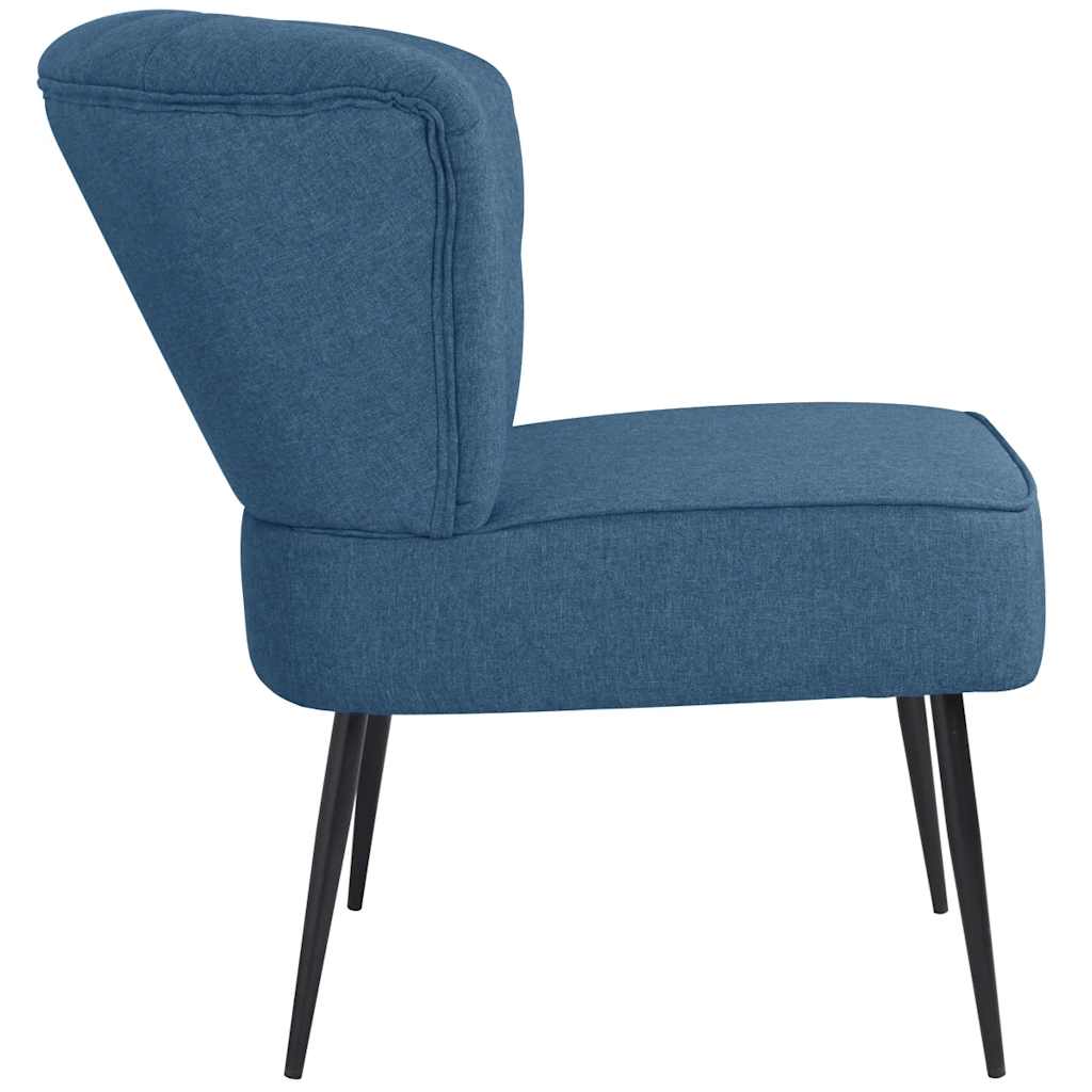 Cadeira de cocktail tecido azul