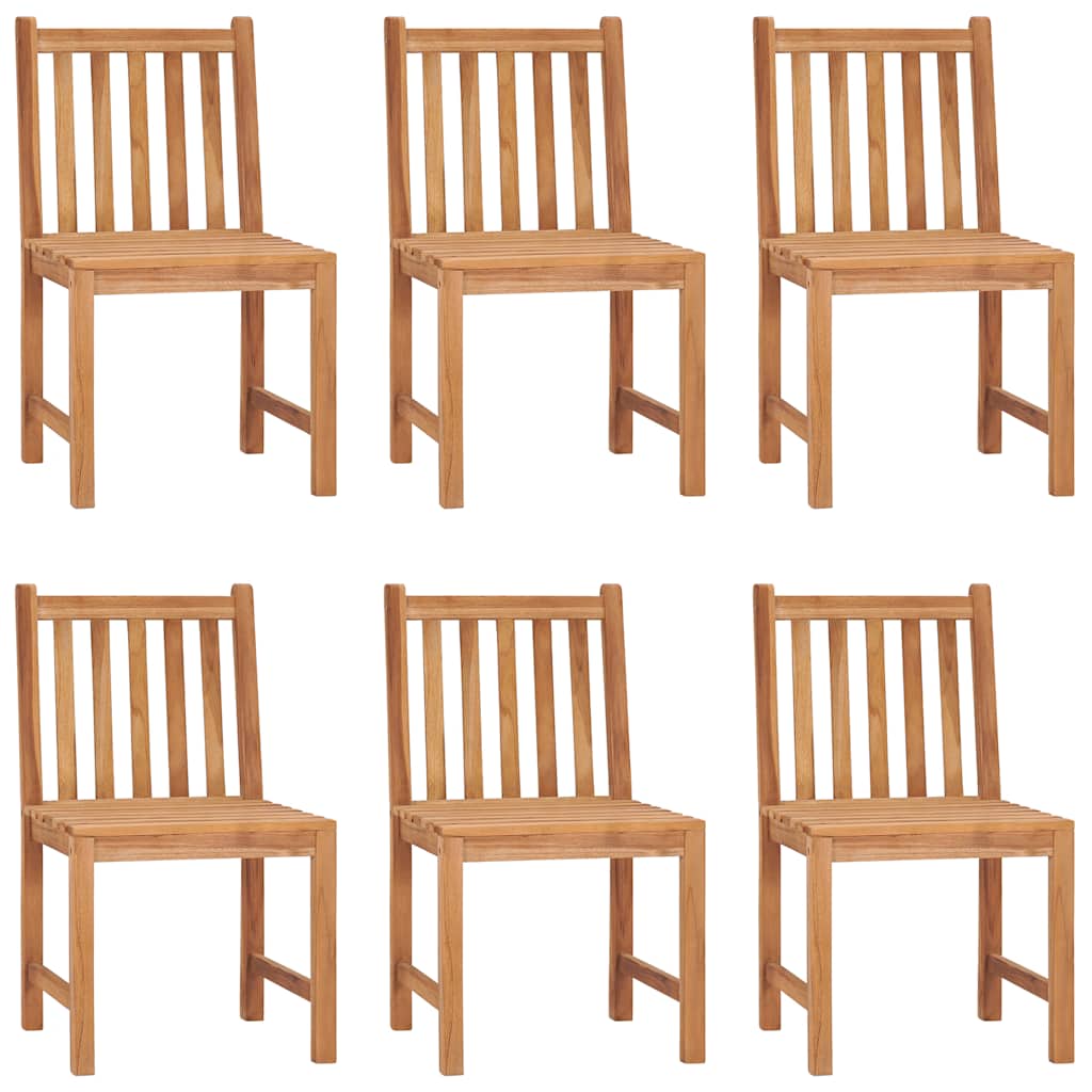 Conjunto de jantar de jardim de 7 peças 180x90 cm madeira de teca maciça