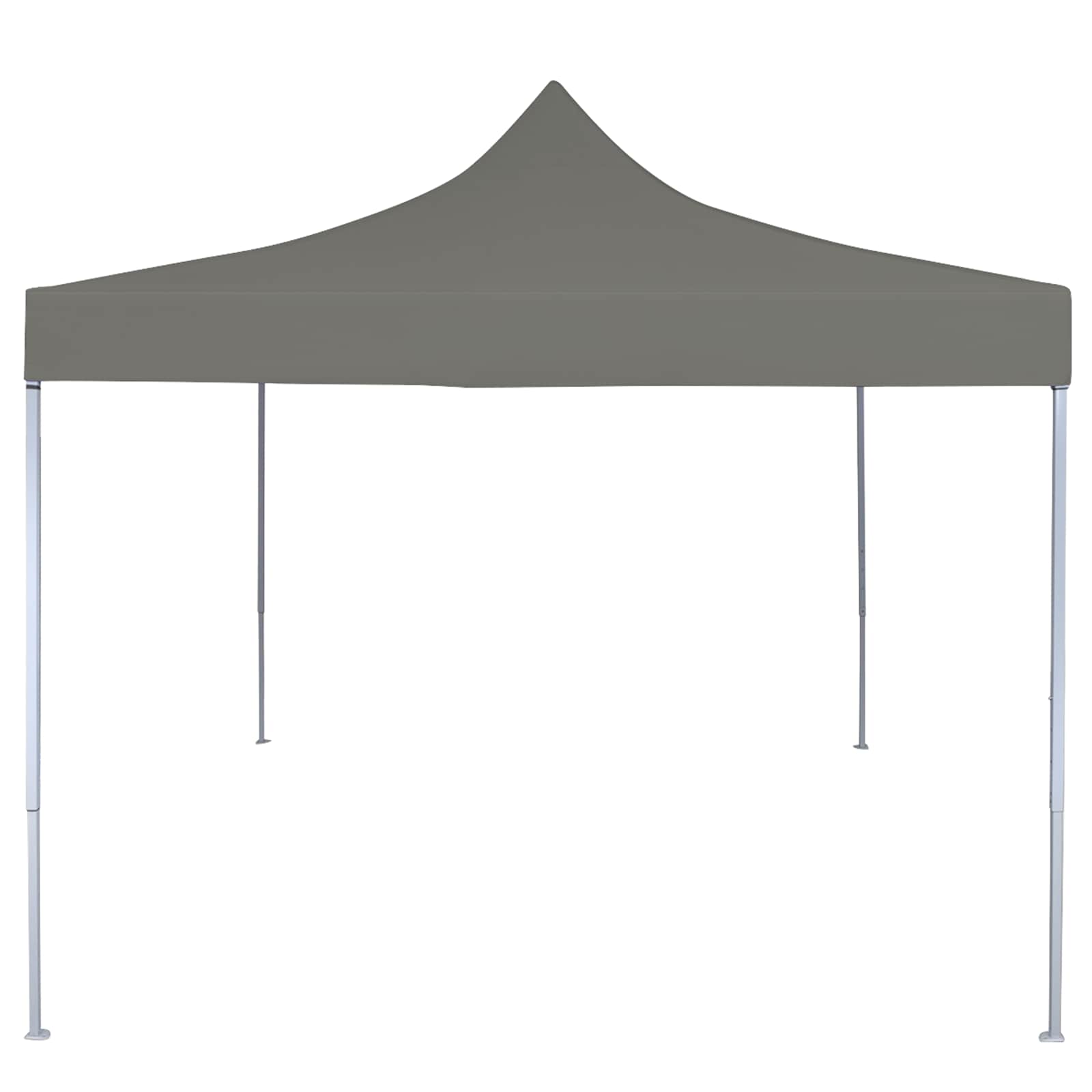 Tenda de festa antracite 291 x 291 x 315 cm tecido oxford