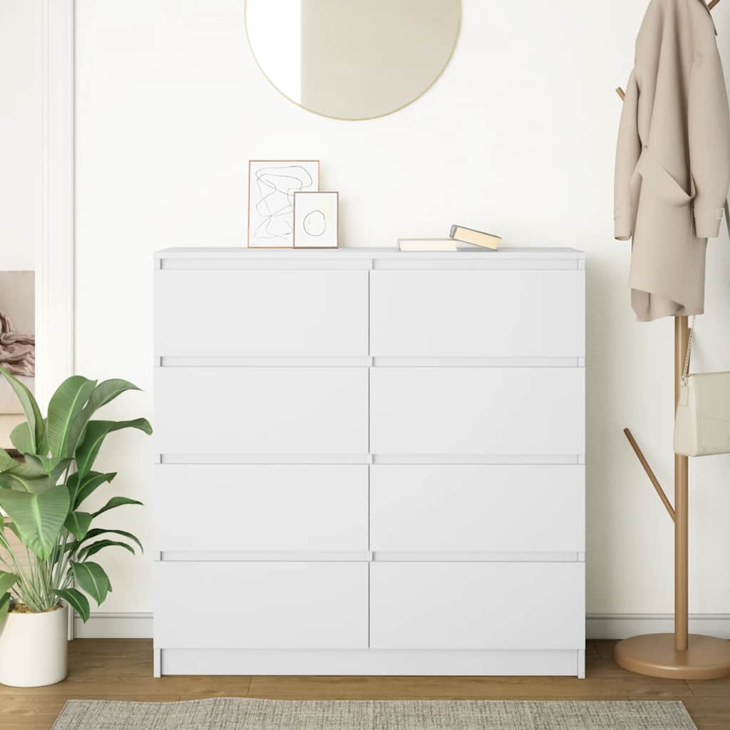 Aparador 100x35x99 cm derivados de madeira branco