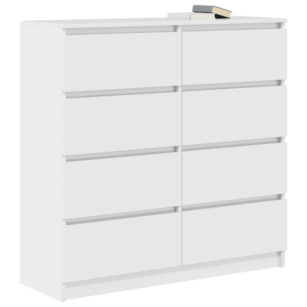 Aparador 100x35x99 cm derivados de madeira branco