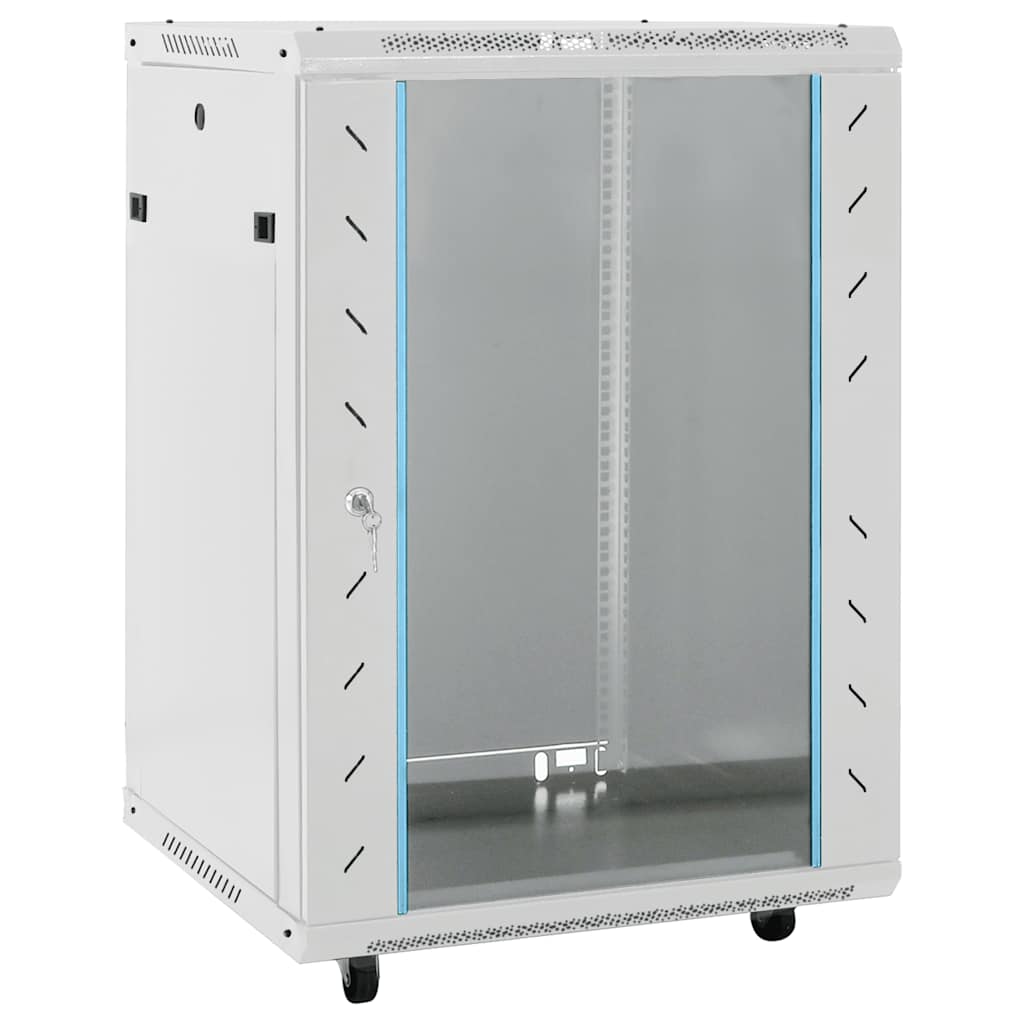 Armário bastidor 15u c/ pés giratórios 19" ip20 60x45x86 cm