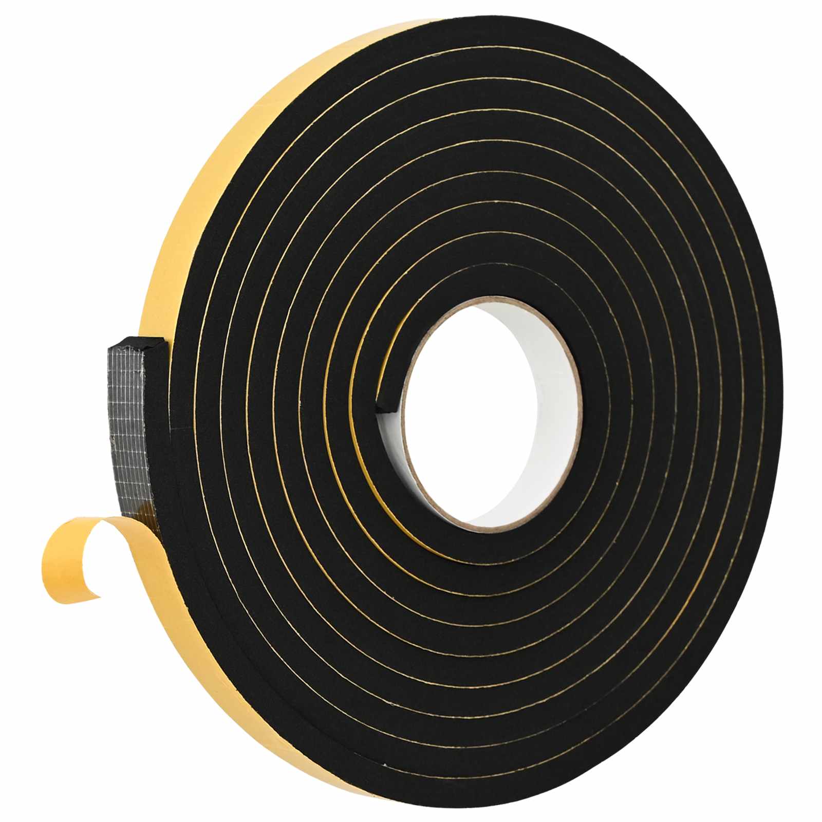 Fita de espuma autoadesiva 10 unid. preto 20mm x 5m espuma cr